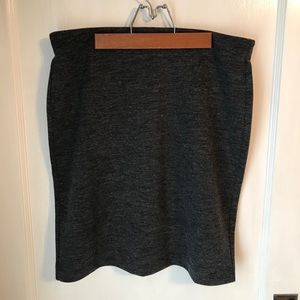 Dark Heather Gray Pencil Skirt